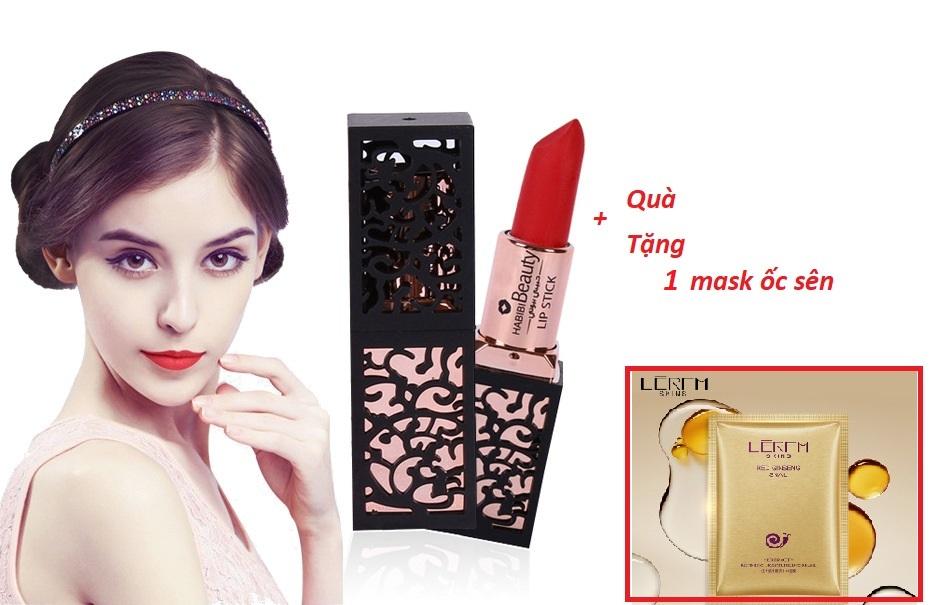 [HOT] Son môi cao cấp Habibi Beauty Thái  (Ưu đãi tặng thêm 1 mask ốc sên dưỡng da)