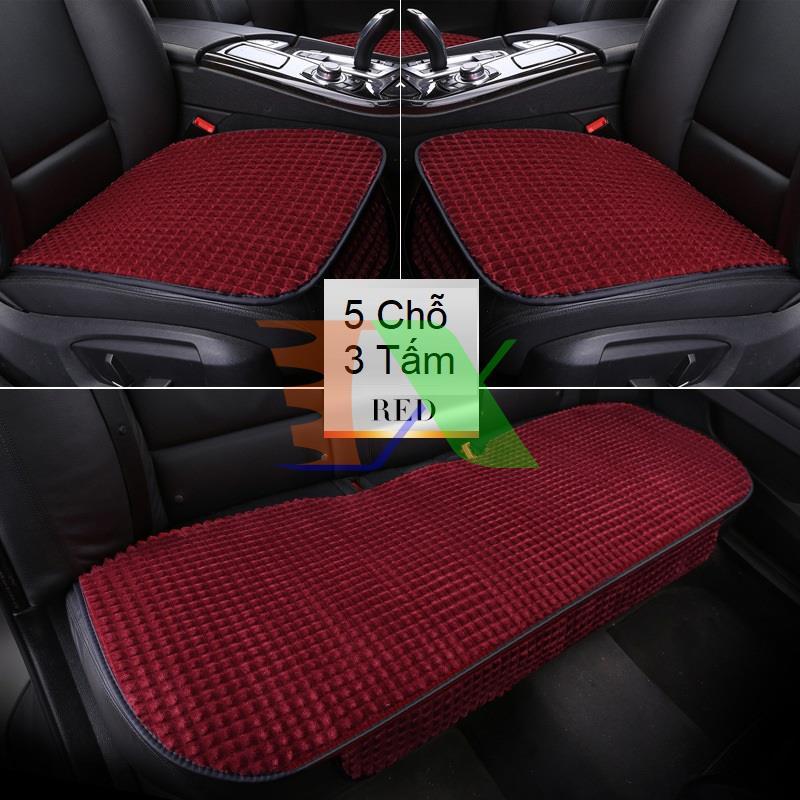 Miếng Lót ghế sau xe ô tô D09.3 3 chỗ, Đệm ghế sau xe hơi, Đệm ghế ô tô nhung nỉ cao cấp, Miếng lót ghế ấm áp êm ái