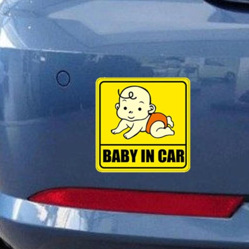Decal dán phản quang đuôi xe Baby In Car