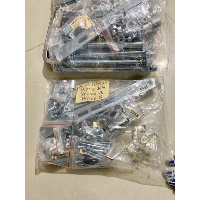 Full Bộ Ốc Dàn Xe Wave Rs-Wave A-Wave S