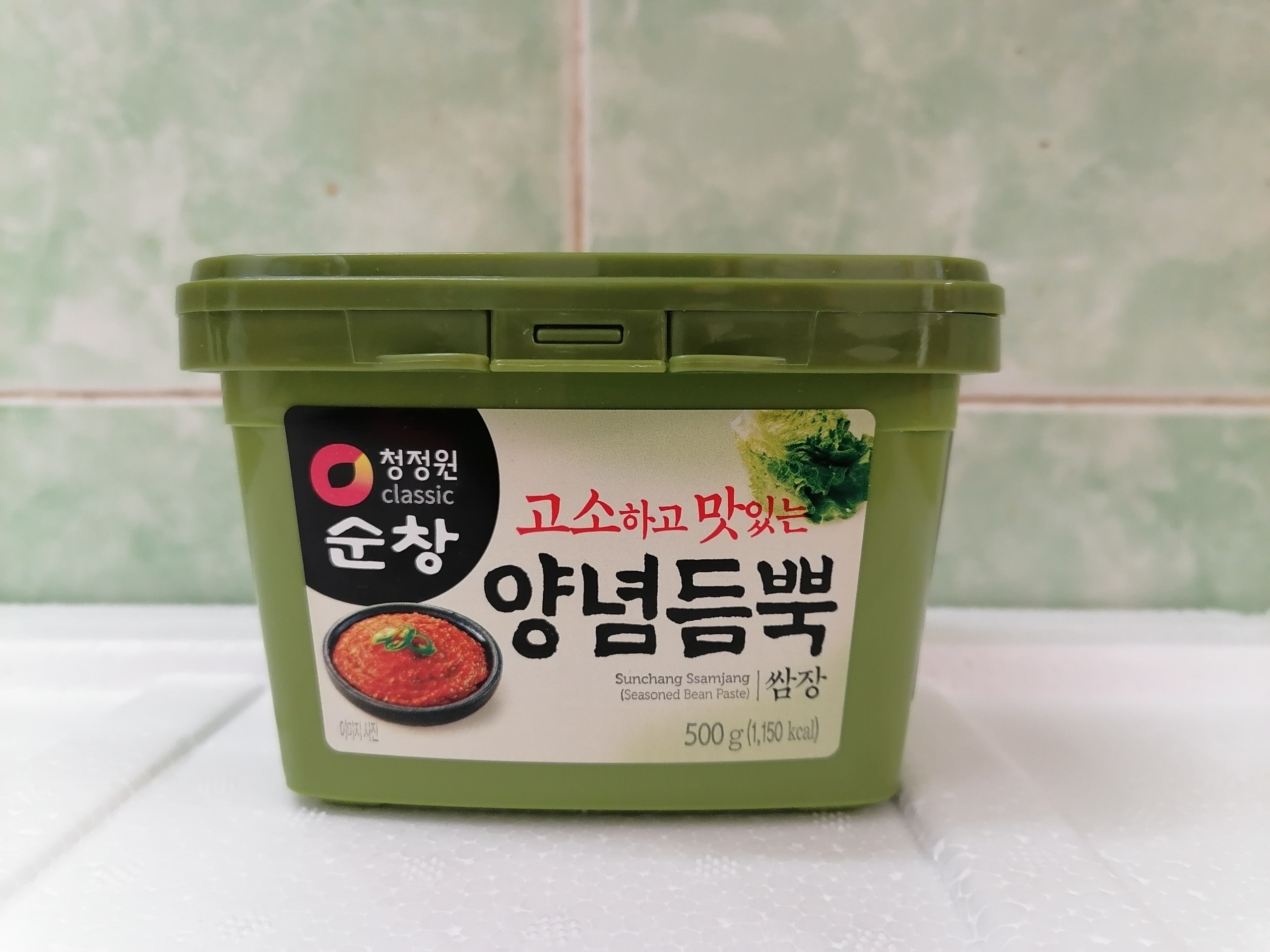 [500g – LỚN – XANH LÁ] Tương đậu Hàn Quốc [Korea] DAESANG MIWON Seasoned Bean Paste (bph-hk)