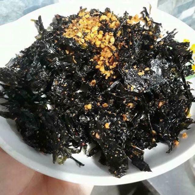 Combo 6 hũ rong biển cháy tỏi (hũ 70g)
