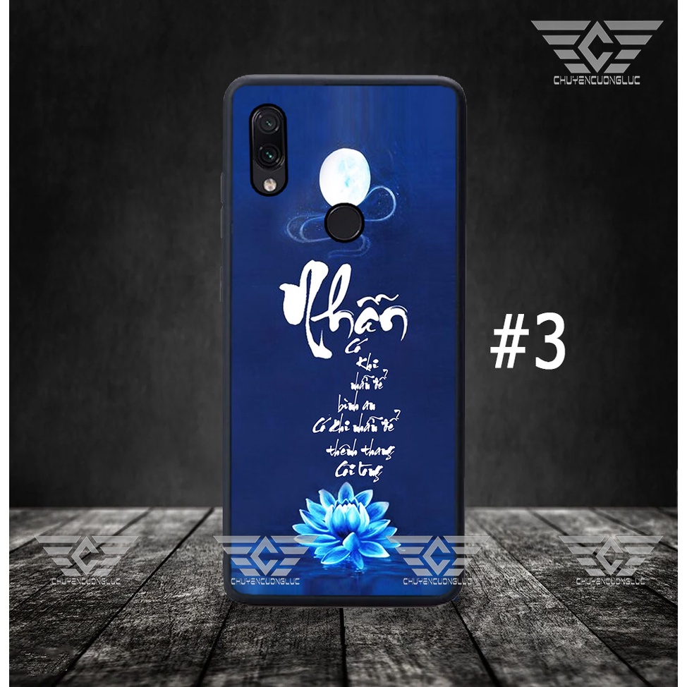 Ốp lưng XIAOMI Redmi NOTE 7 - Redmi 7 - REDMI NOTE 7 PRO thư pháp