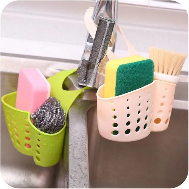 Giỏ Treo Đựng Dụng Cụ Rửa Chén Bằng Silicon Tiện Lợi