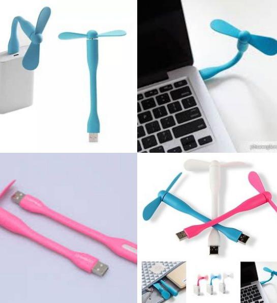 Bộ 2 quạt usb 2 cánh và đèn led usb