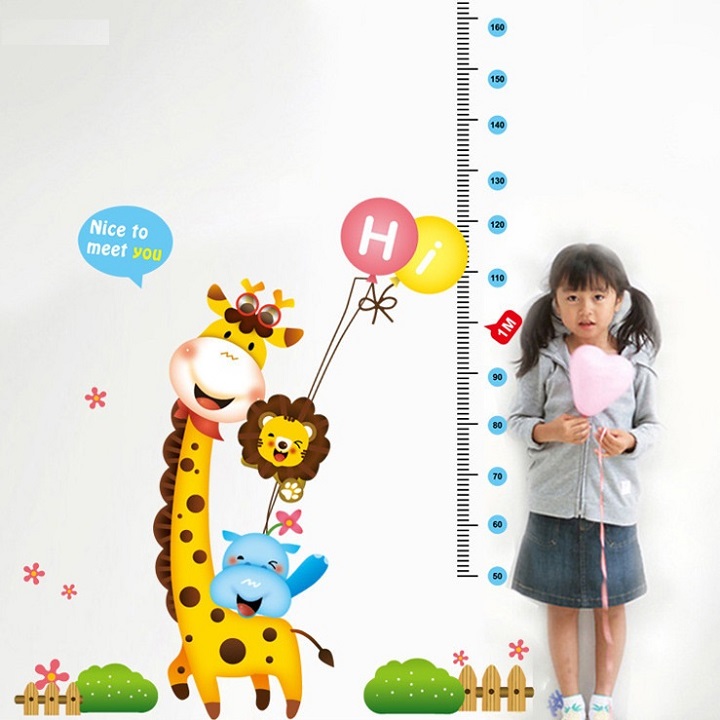 [HCM]Decal đo chiều cao Nice to meet you