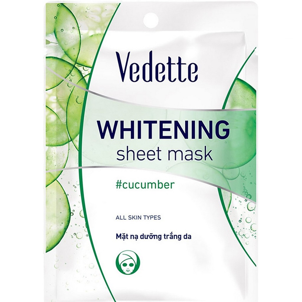 Mặt Nạ Giấy Trắng Da Dưa Leo Vedette 22ml | Guardian Việt Nam