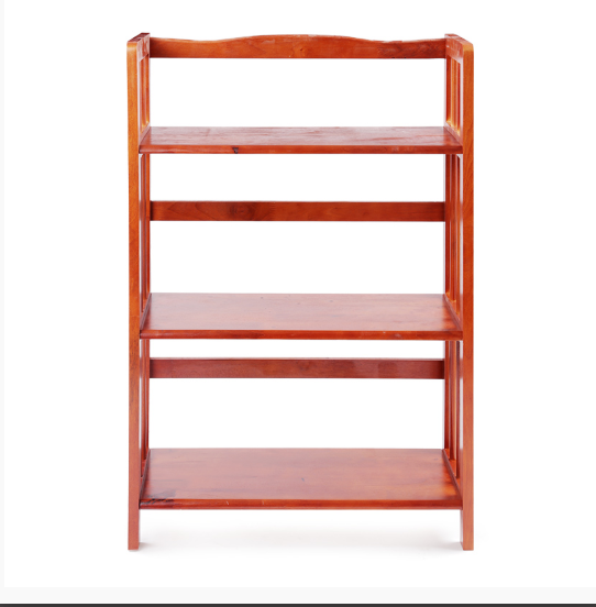 KỆ SÁCH GỖ 3 TẦNG CAO SU 3Tx50cm
