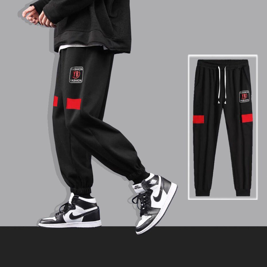 Quần Jogger Nam Hàn Quốc Năng Động Phối Túi Hộp Sọc Sườn Hot Trend 2024 Thời Trang 4MENHN JOGGER NAM 90000107