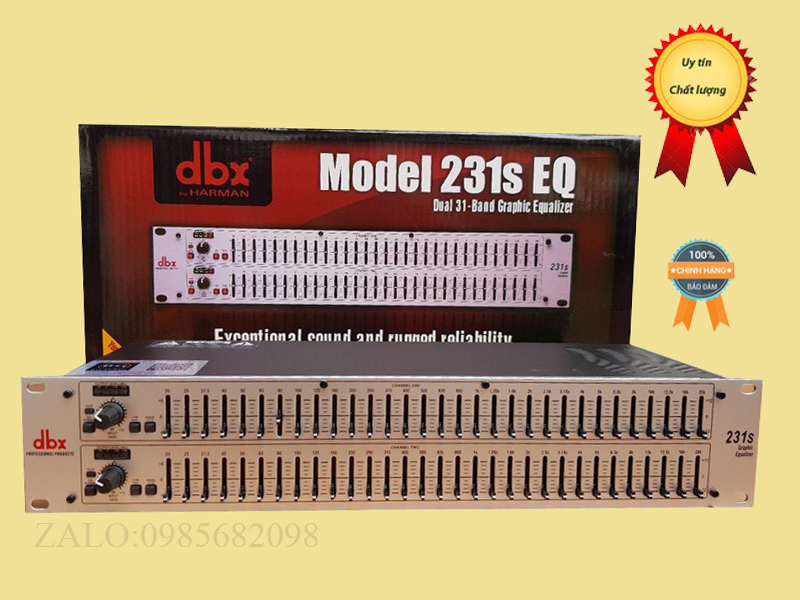 Lọc xì dbx 231S-tặng 2 dây canon