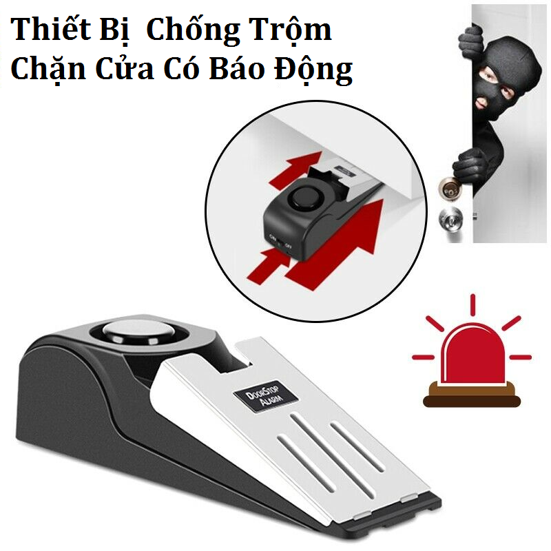 Thiết bị chống trộm chặn cửa có báo động