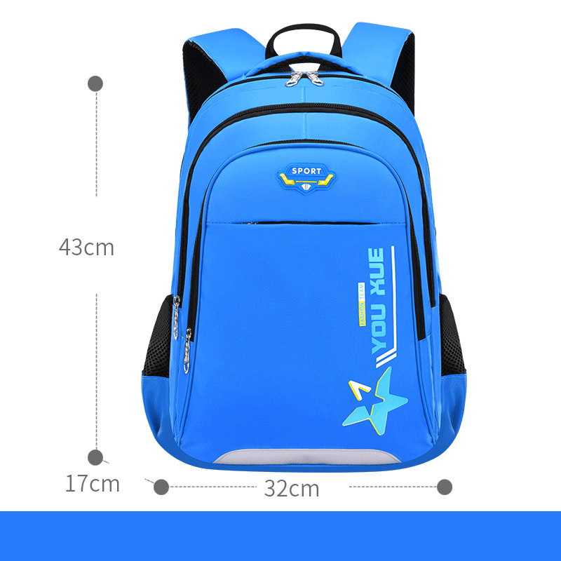 [Hot sale-girls and boys] High school bags 1, 2 Men Women anti-Humpback waterproof shoulder bag, high-end fashion men and women's school backpack to hold laptop, many books