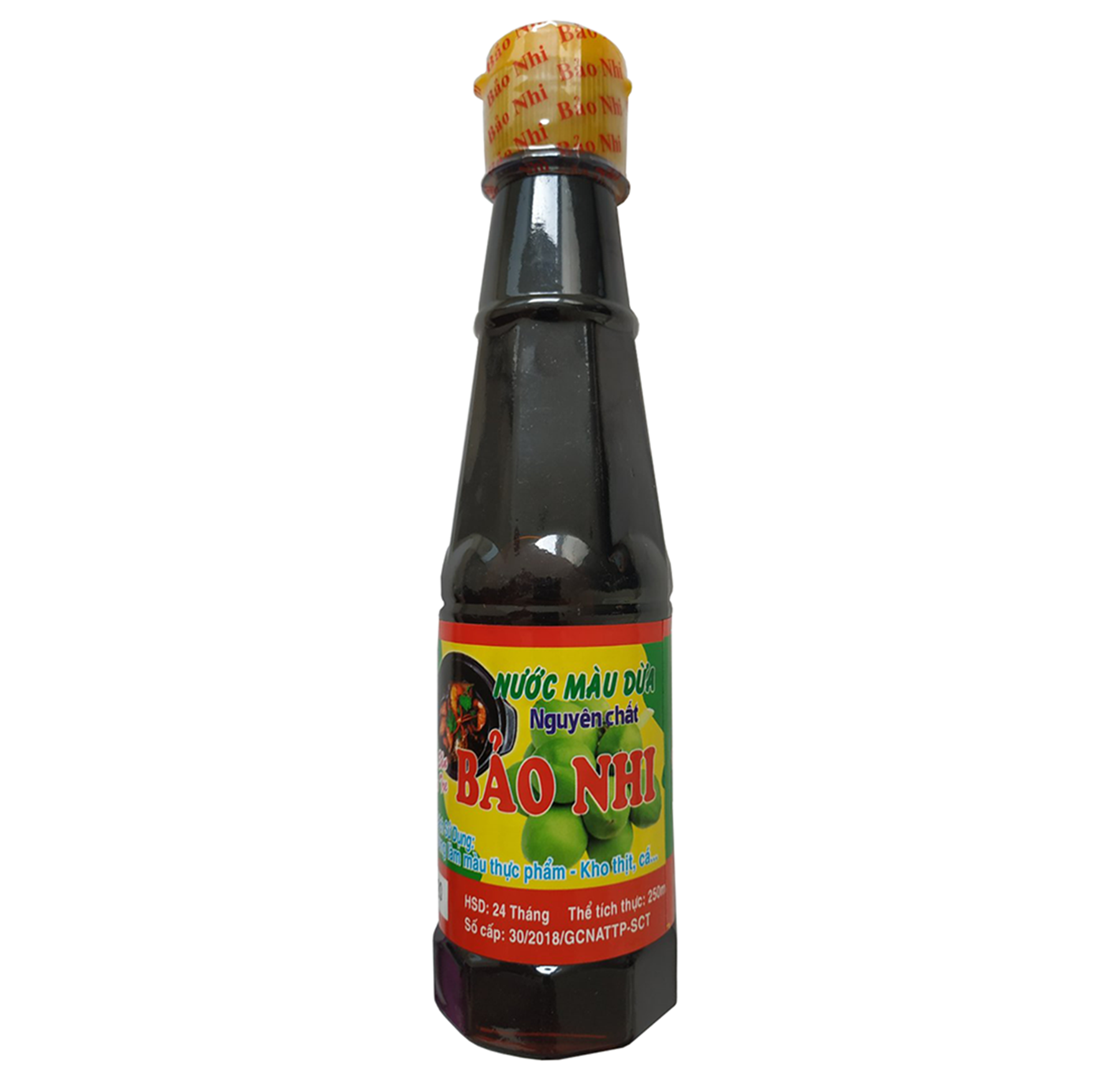 [HCM]Nước màu dừa nguyên chất Bến Tre (chai 250ml)