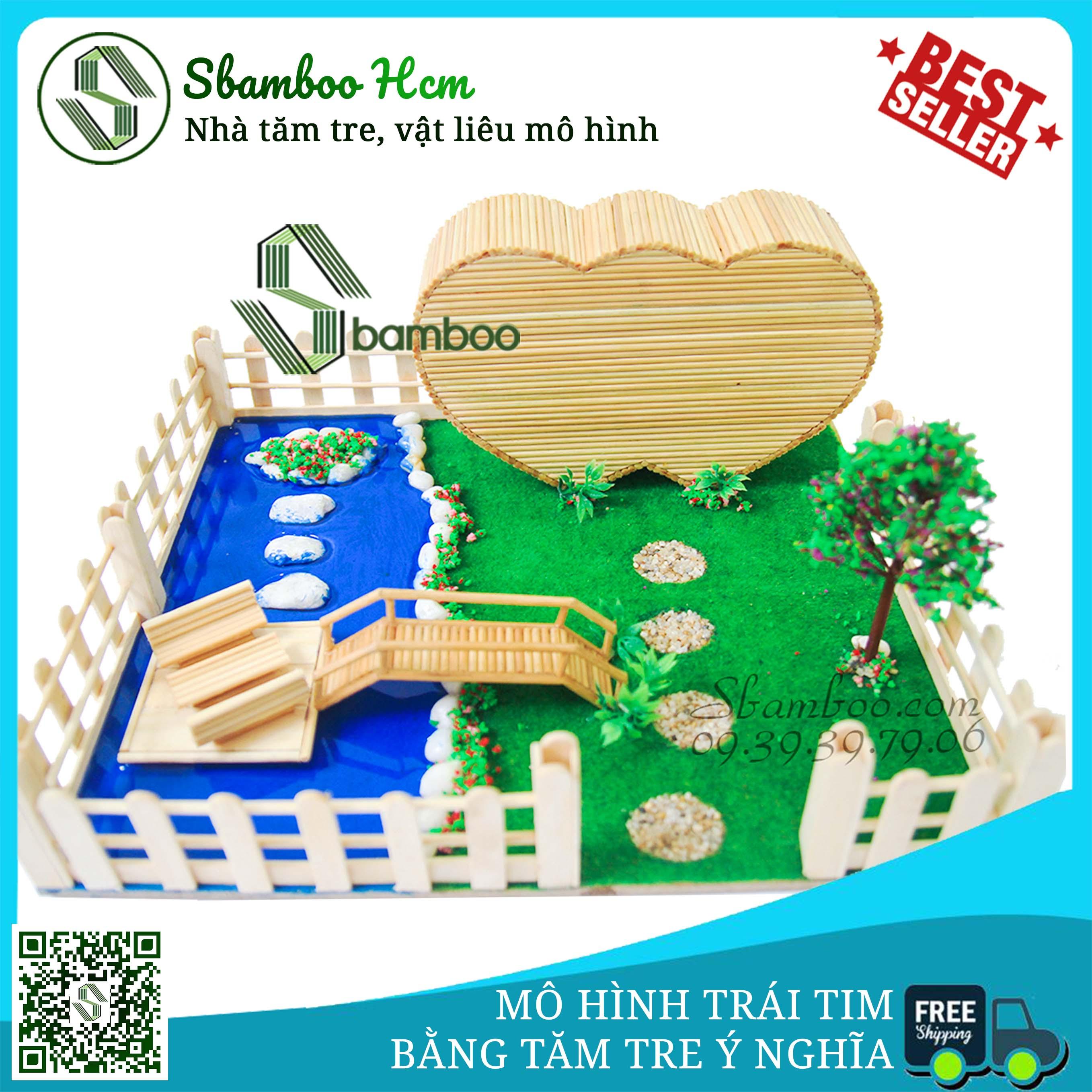 Cách làm trái tim bằng tăm tre siêu xinh #35 Cách làm trái tim bằng tăm tre siêu xinh