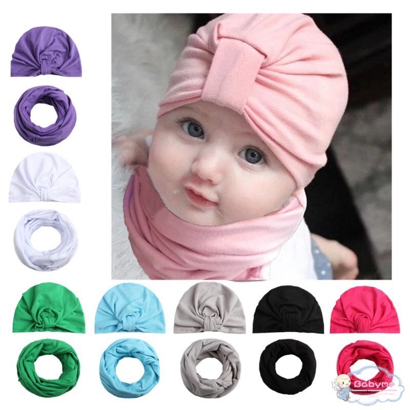 Mũ turban dễ thương cho bé(0-10 tháng)