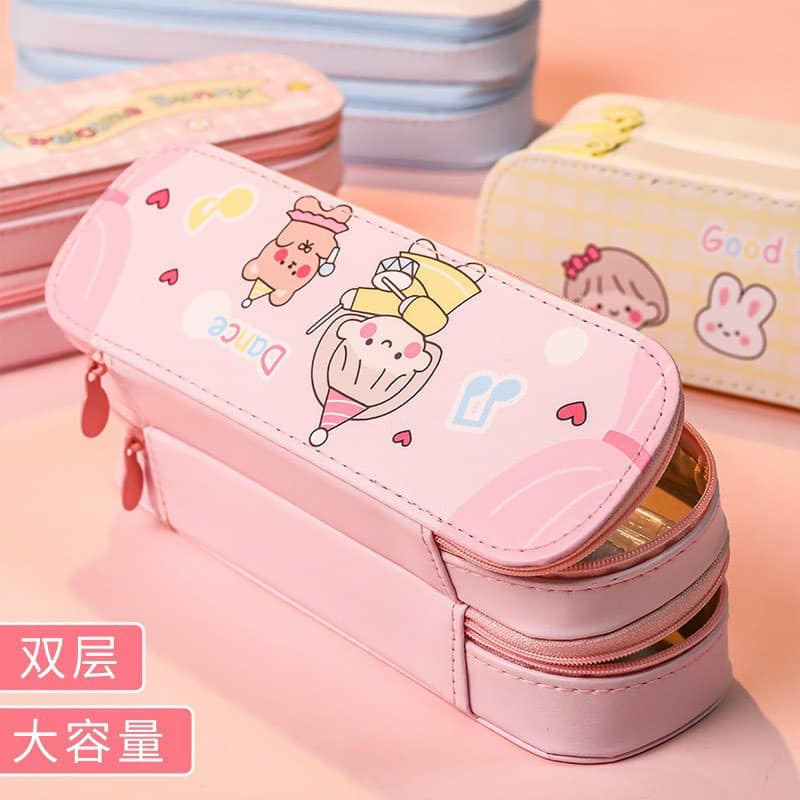 Hộp Đựng Bút 2 Tầng Cho Bé
