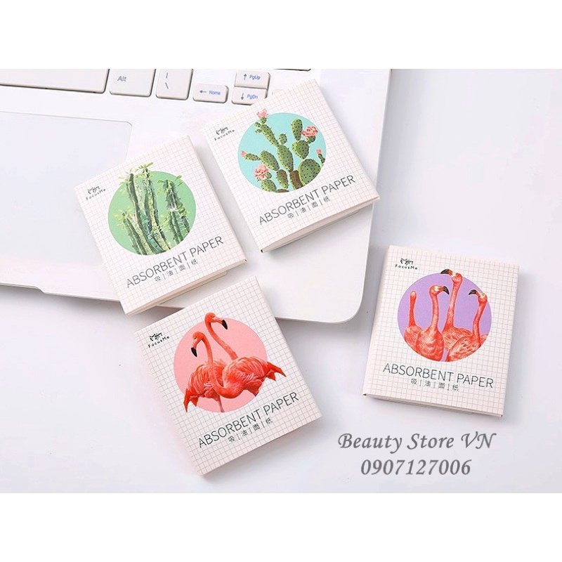 [FREESHIP💋] 50 Tờ Giấy Thấm Hút Dầu Dành Cho Da Mặt