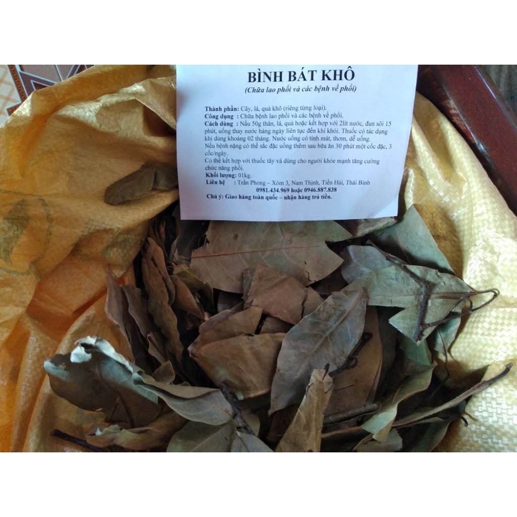 1kg Lá Bình bát khô