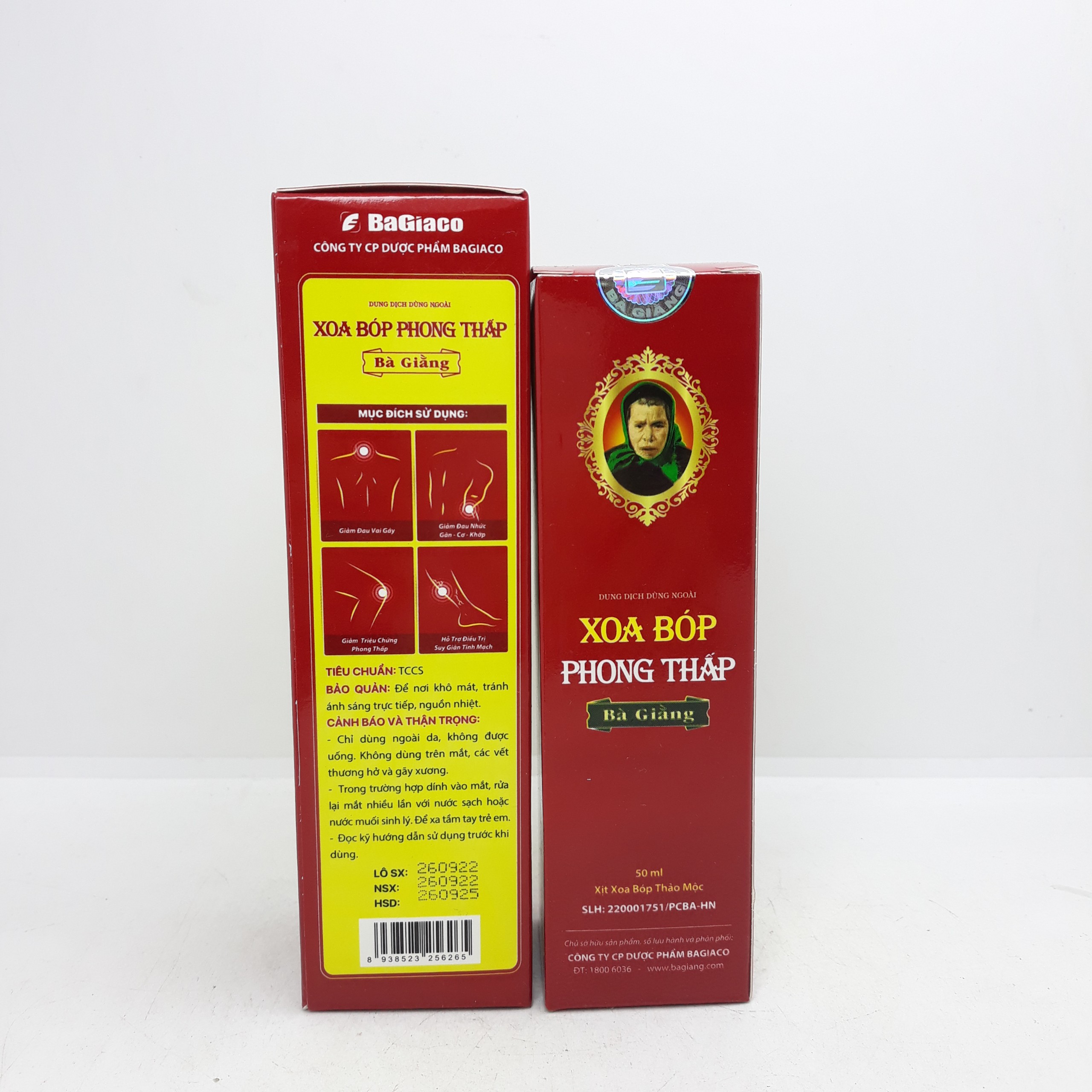 Xoa Bóp Phong Thấp Bà Giằng - chai xịt 100ml