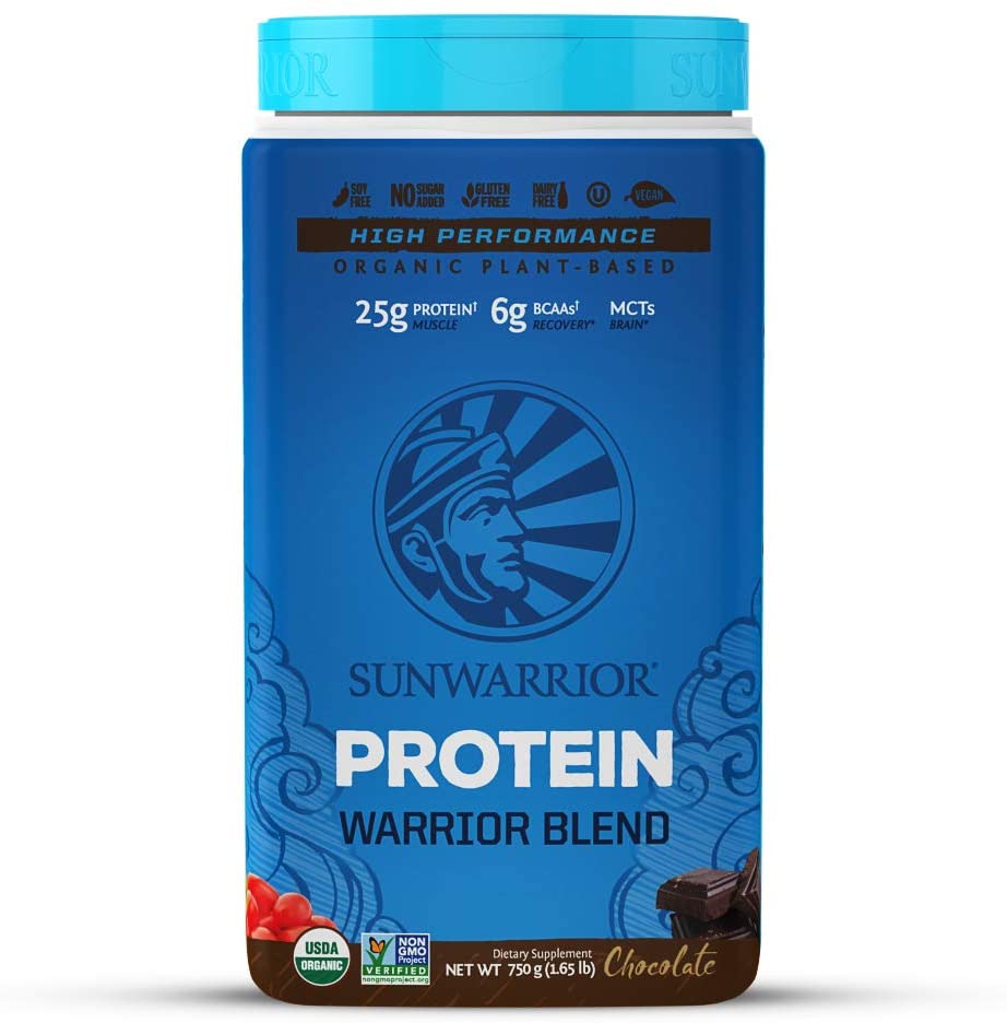 Bột protein Sunwarrior 750gr. vị chocolate.
