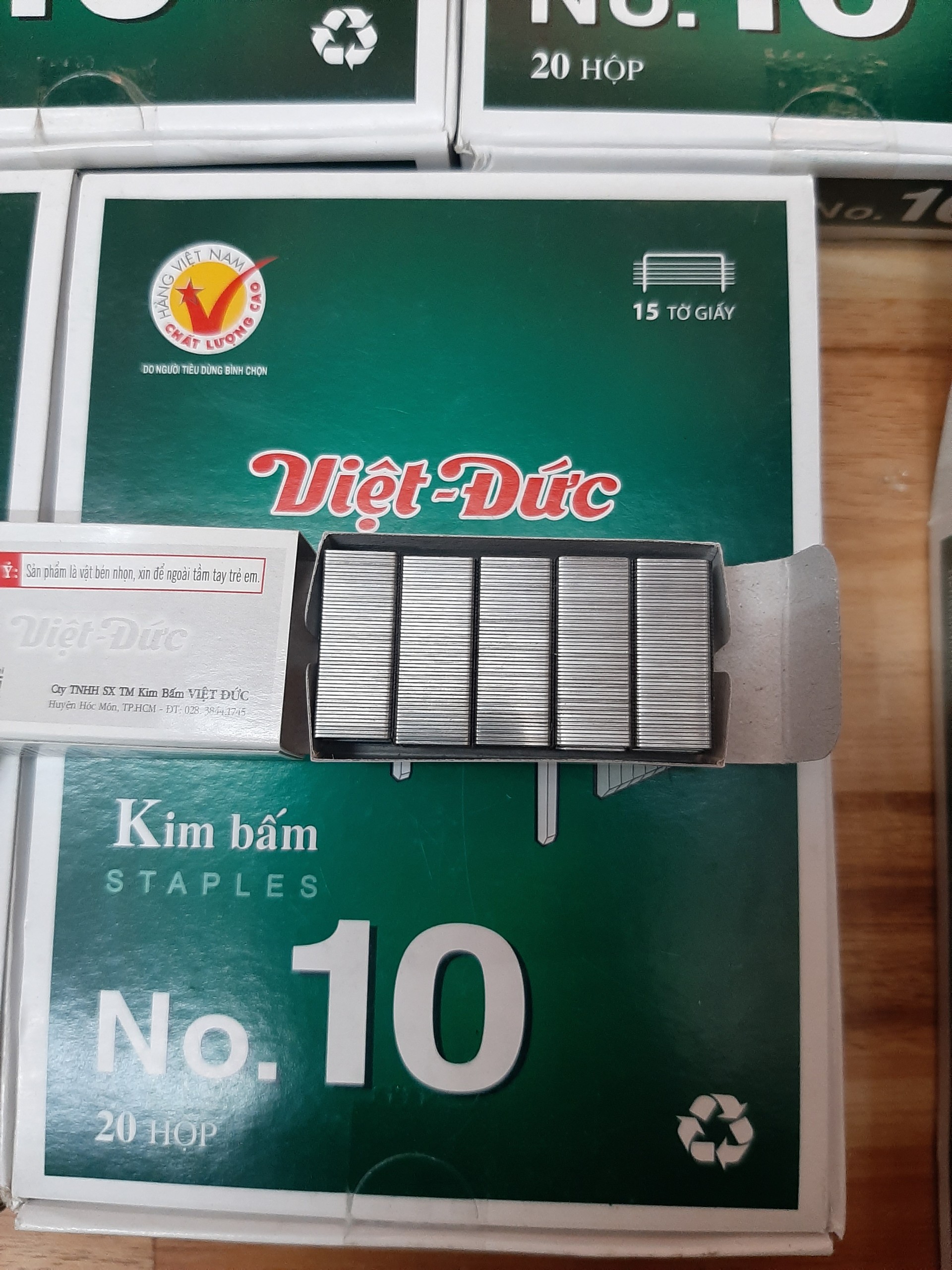 [HCM]Combo 20 Hộp Kim Bấm No.10 Việt Đức
