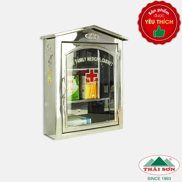 Tủ Thuốc Gia Đình Thái Sơn Chất Liệu Inox ( HÀNG CHÍNH HÃNG - ĐỔI TRẢ MIỄN PHÍ )