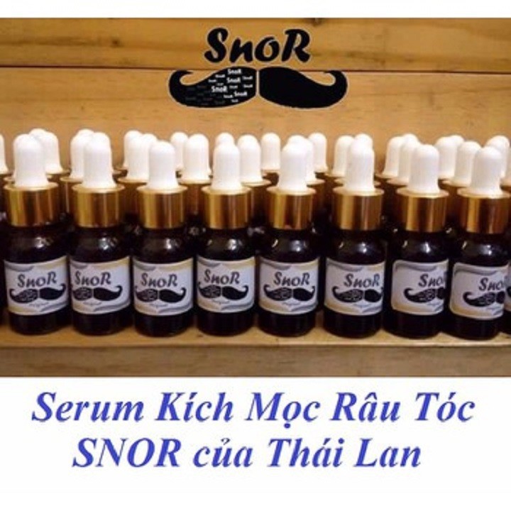 [HCM]Serum Kích Mọc Râu Mày SNOR Thái Lan 15ml