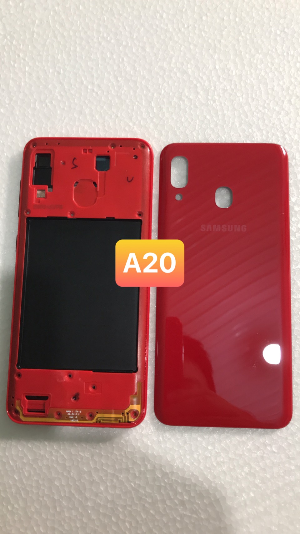 Bộ Vỏ + Sườn Samsung A20 Zin Hàng Cao Cấp
