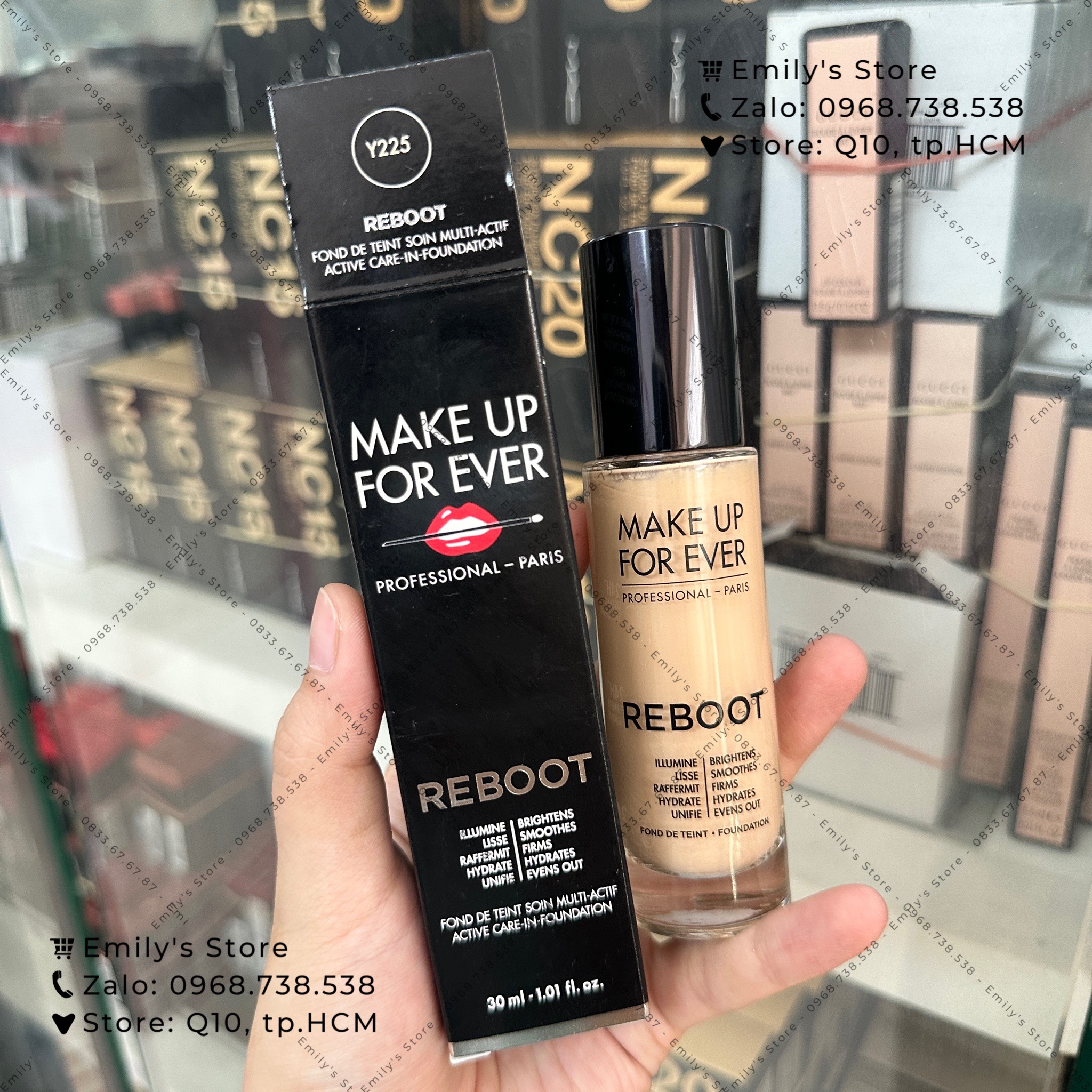 Kem Nền Make Up For Ever Reboot Active Care In Foundation