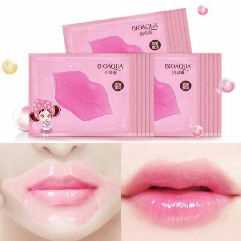 10 MẶT NẠ MÔI BIOQUA GIẢM THÂM , GIẢM KHÔ - LÀM HỒNG MÔI giá rẻ