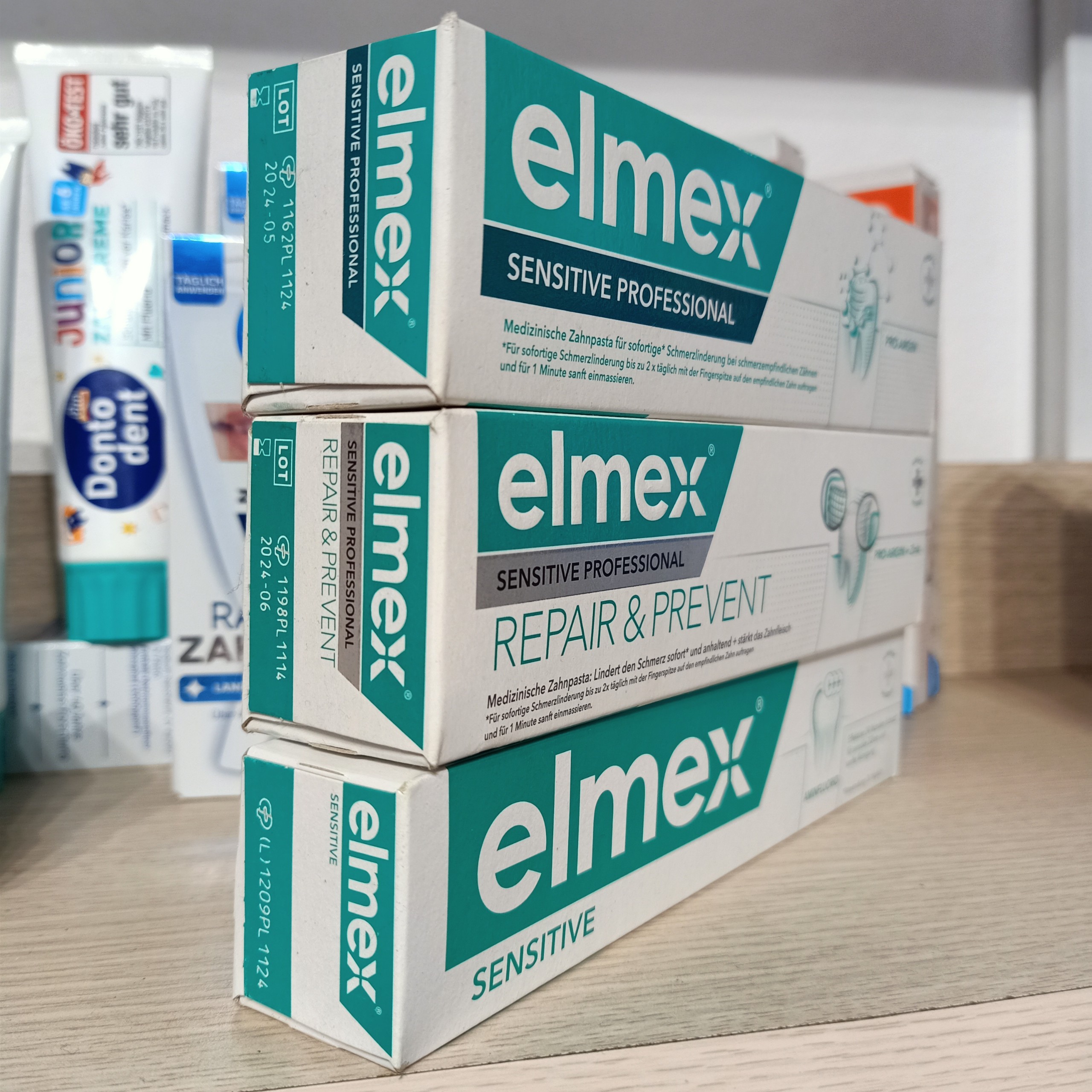Kem đánh răng Elmex Sensitive mit Aminflourid, 75ml