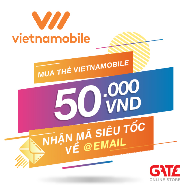 [HCM]Thẻ Vietnamobile 200.000 - nhận mã SIÊU TỐC về ngay EMAIL