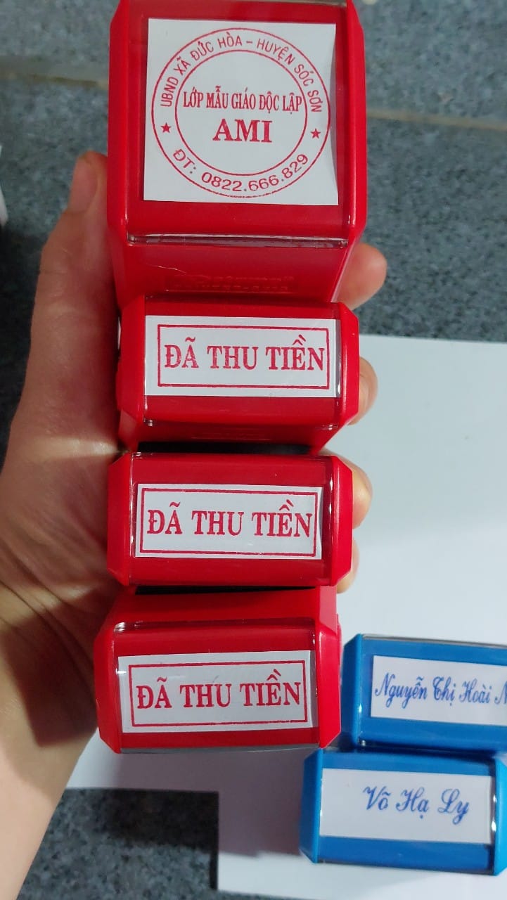Khắc con dấu tên theo yêu cầu