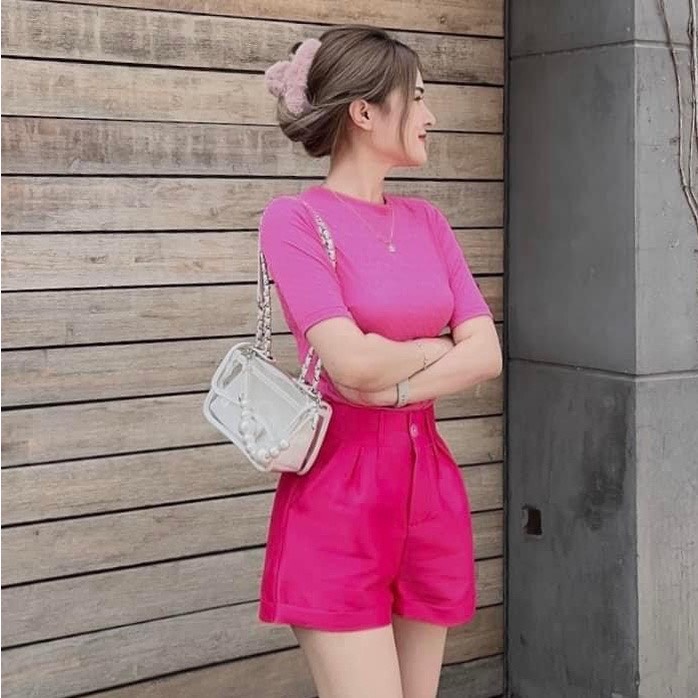 Áo Thun Nữ Ôm Siêu Tôn Dáng Lên Form Chuẩn Đẹp