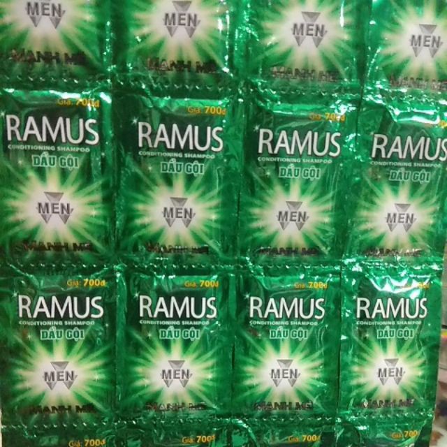 Dây 12 gói dầu gội Ramus men