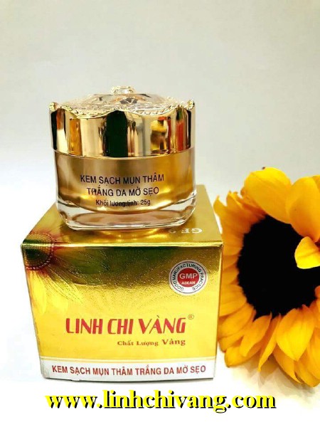 [HCM]KEM SIÊU TRẮNG LINH CHI VÀNG 25G