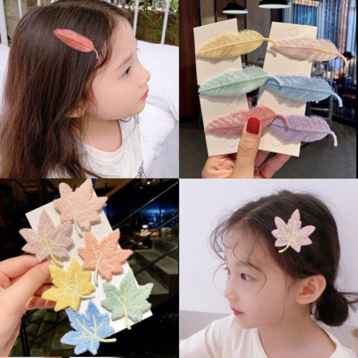 Kẹp tóc mái cho bé đơn giản dễ thương- Thoi Trang Nale