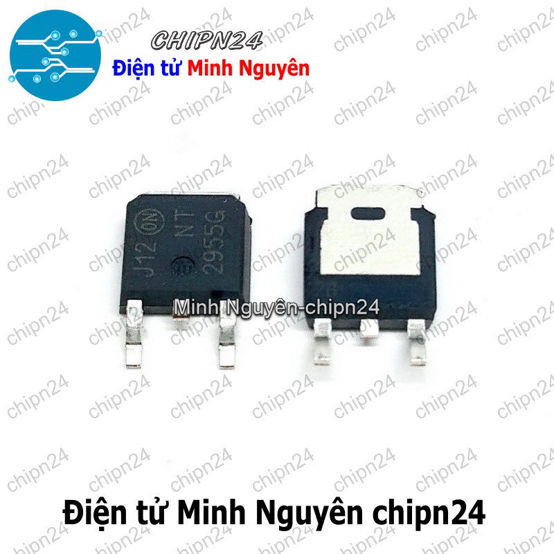 [2 con] (SOP) Mosfet Dán NTD2955 TO-252 12A 60V Kênh P (SMD) (NTD2955T4G 2955) - HH005788