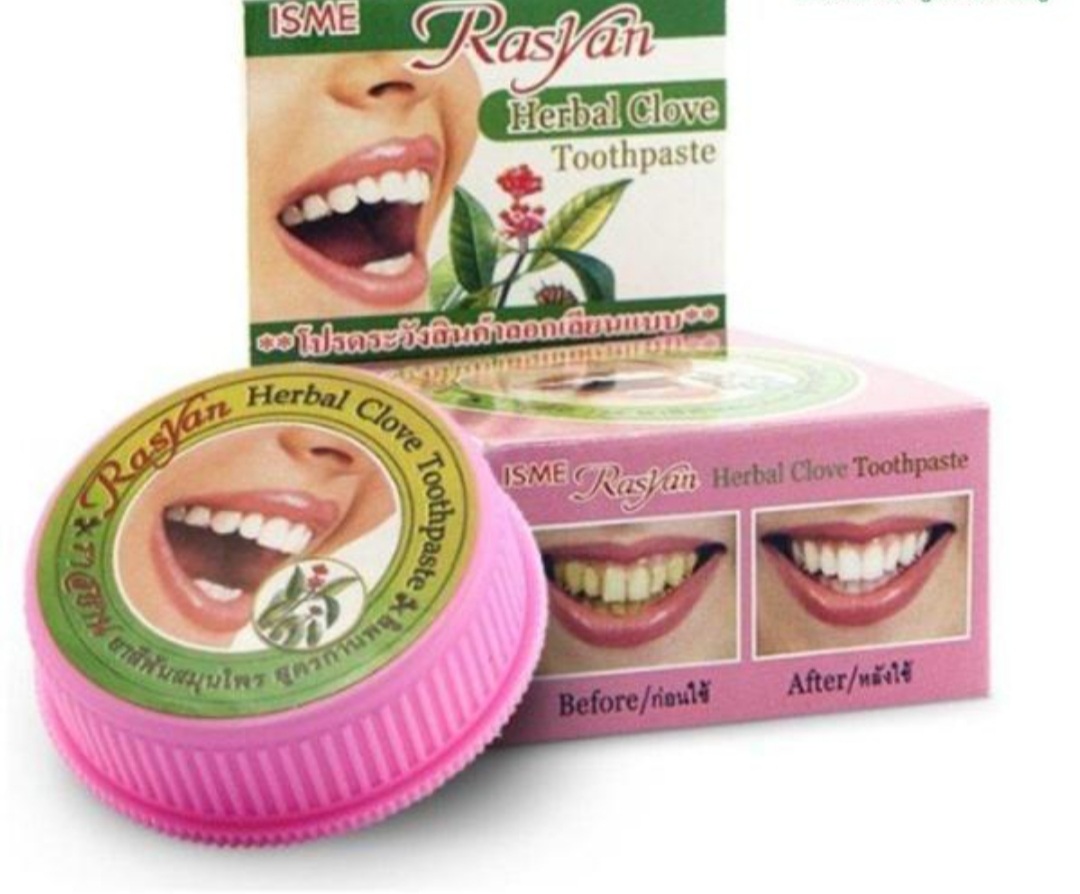 Kem tẩy trắng răng rasyan – green herb thái lan