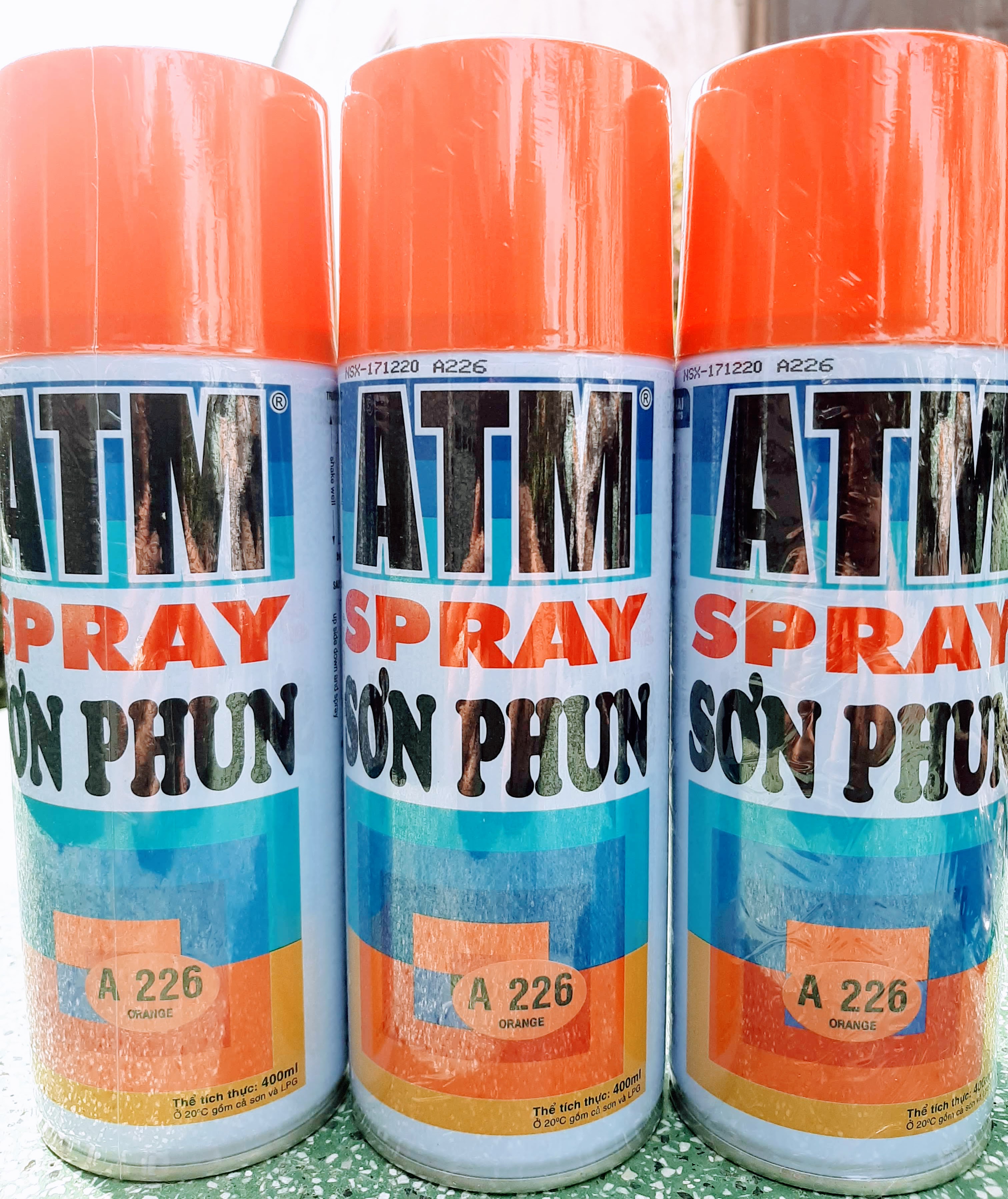 (Chính Hãng) Sơn Xịt Màu Cam ATM A226