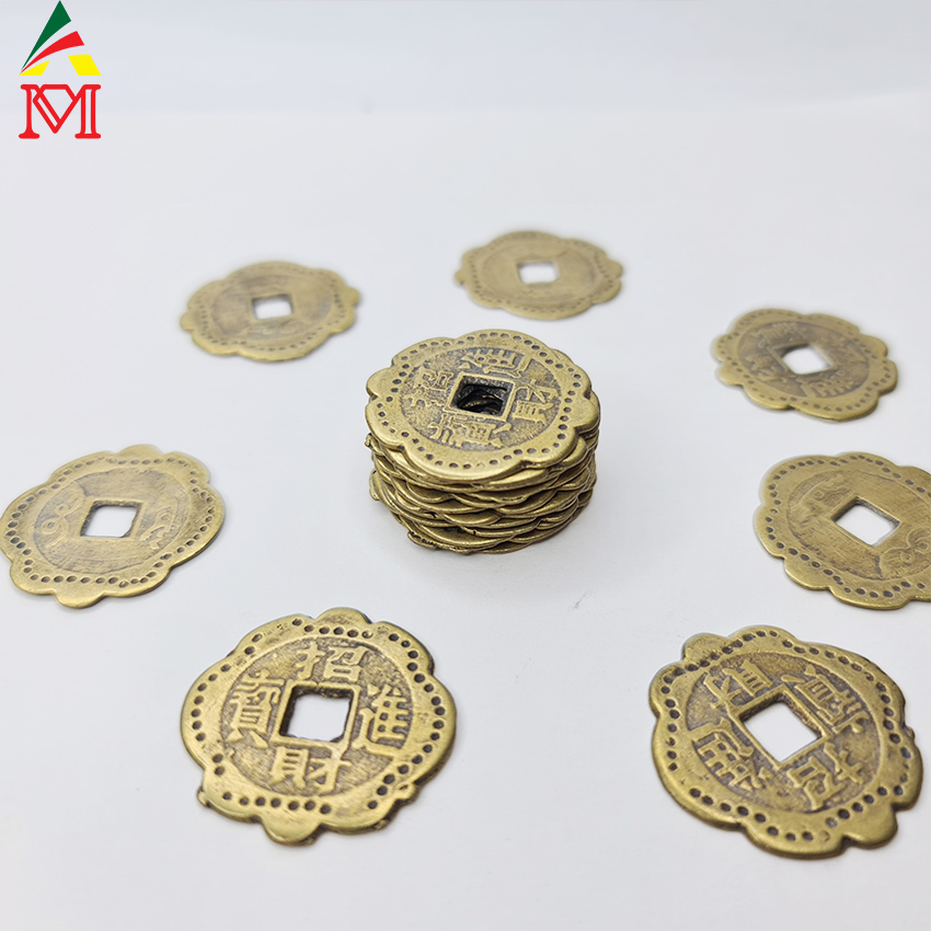 Combo 5 Đồng Xu Hoa Mai Cổ Phong Thủy