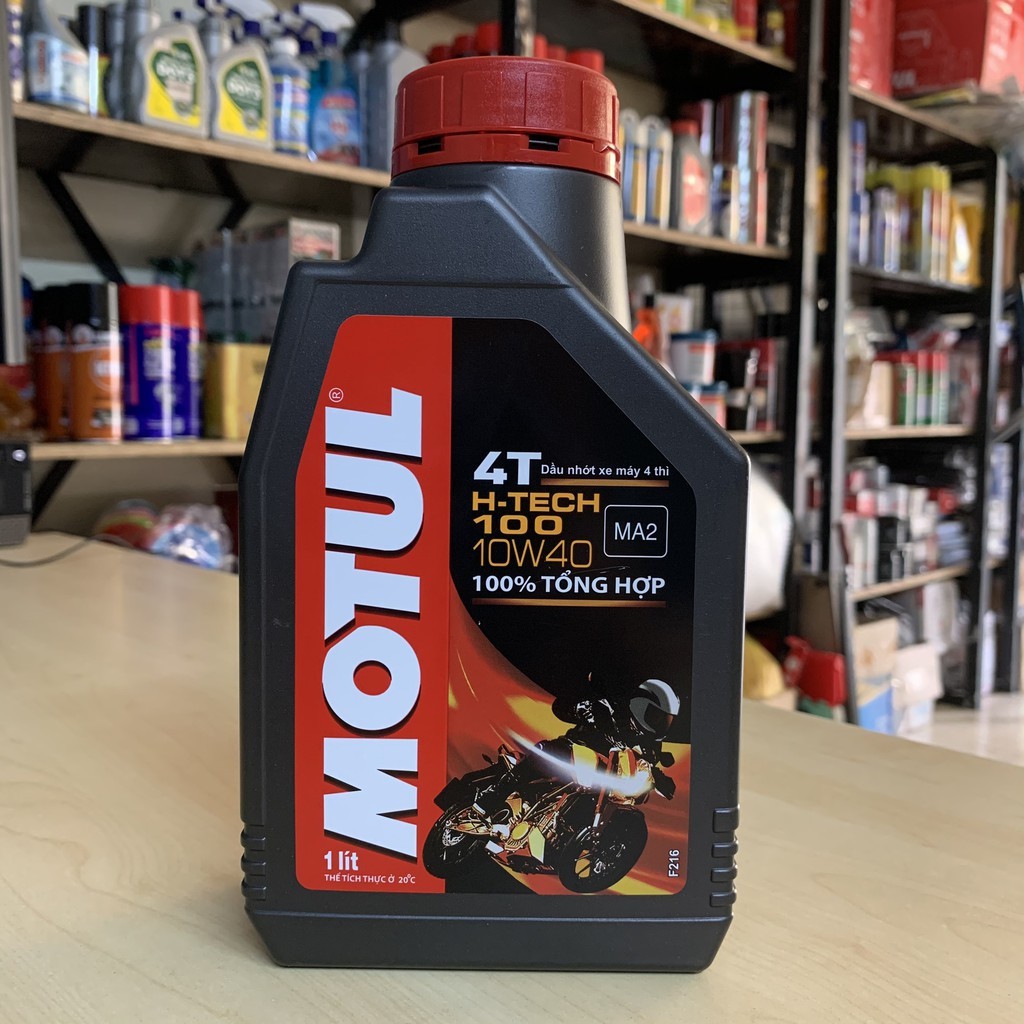 Nhớt Motul H Tech 100 4T 10W40 Bình 1Lít