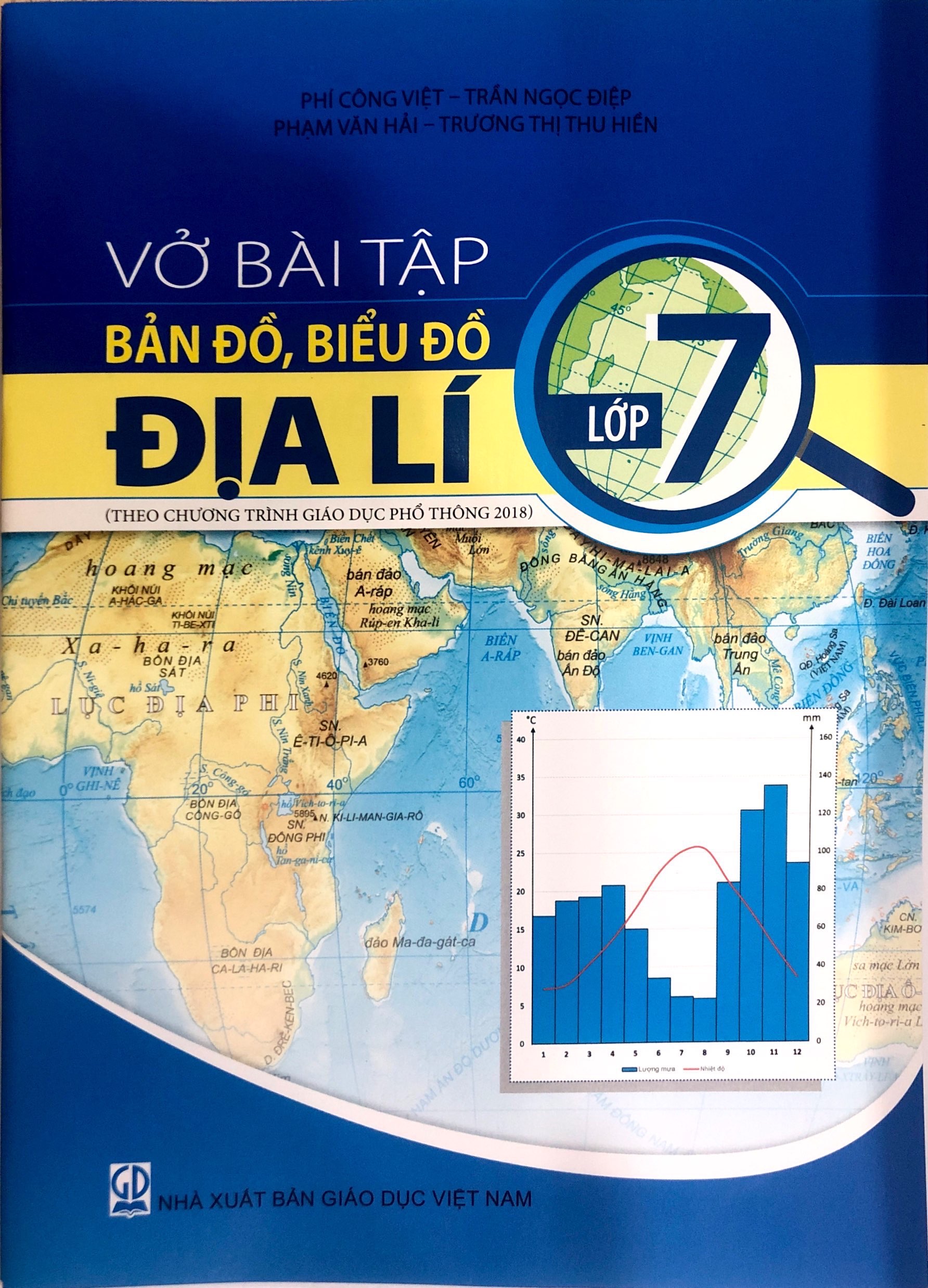 Vở bài tập bản đồ, biểu đồ Địa lí lớp 7