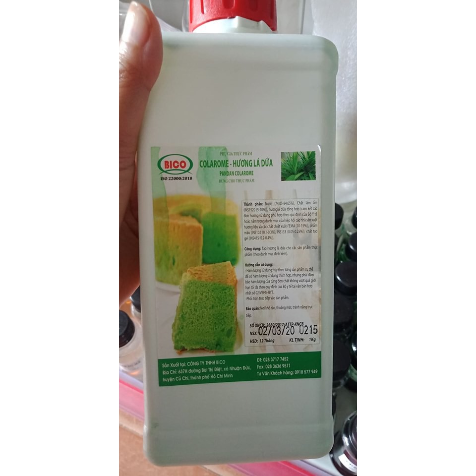 Hương Lá Dứa  Pandan 1 lít