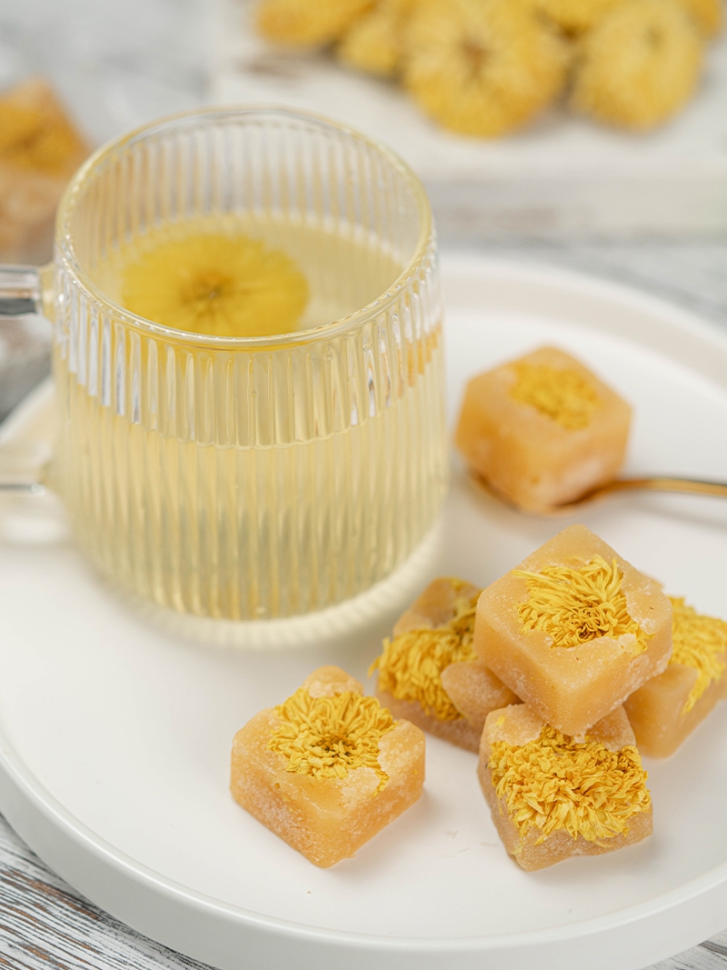 trà hoa cúc đường phèn mật ong loại 500 gram