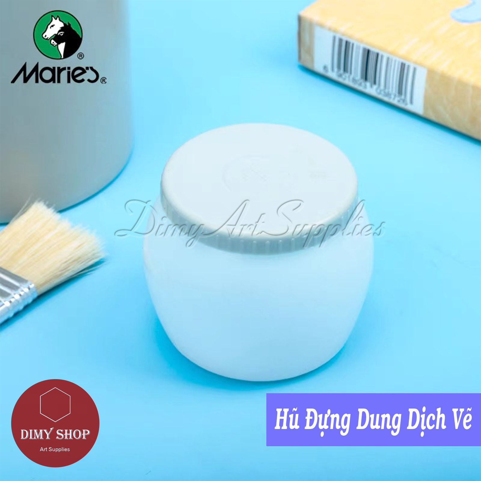 [HCM]Xô tròn rửa cọ vẽ Maries