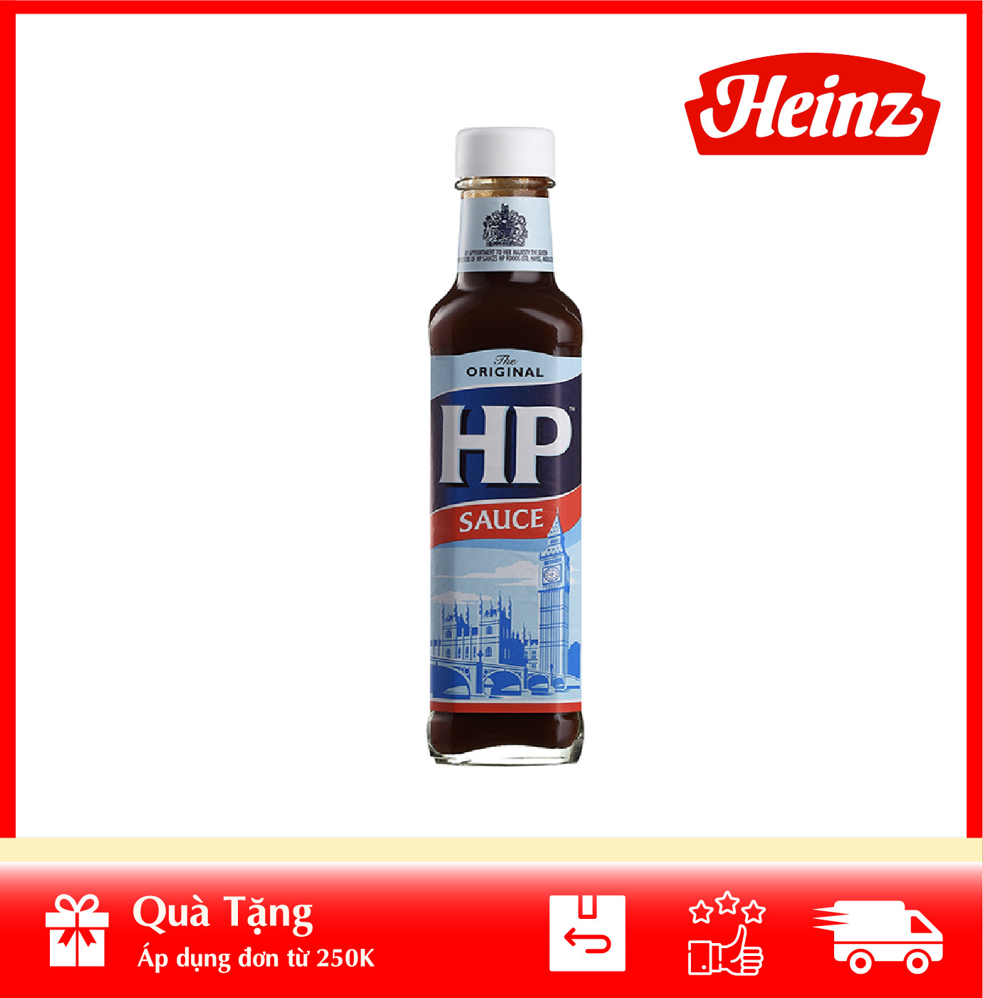 [HOÀN TIỀN MAX 10%][ HÀNG CÔNG TY NHẬP KHẨU ] Sốt HP-Sauce Heinz 220ml