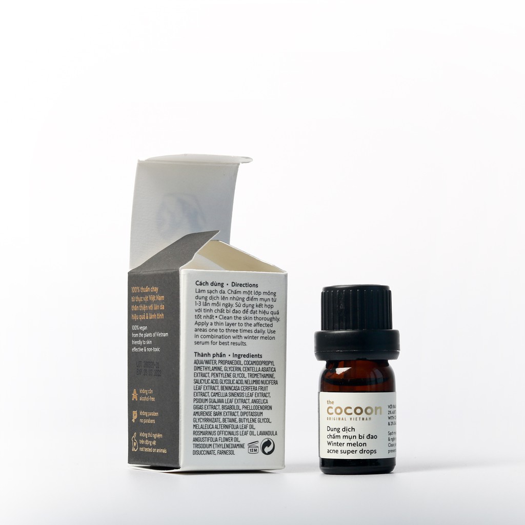 [HCM]Dung dịch chấm mụn bí đao cocoon 5ml