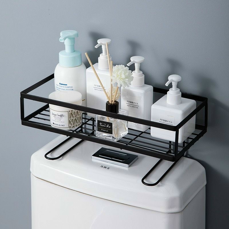 KỆ SẮT ĐỨNG ĐỂ ĐỒ TRÊN NẮP BỒN CẦU PHỦ SƠN TĨNH ĐIỆN - KỆ ĐỂ ĐỒ TREO TƯỜNG NHÀ TẮM ĐA NĂNG - KỆ GÁC BỒN TIỆN LỢI CHẮC CHẮN - KỆ SẮT CAO CẤP KHÔNG GỈ SÉT - TT7