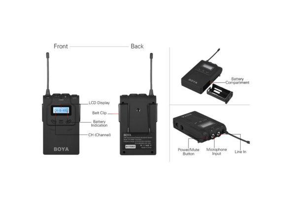 Microphone Chuyên Nghiệp BOYA Wireless Microphone System TX8 Pro (FB111)